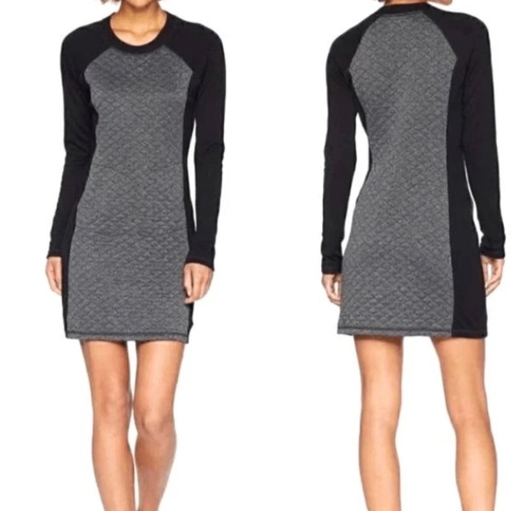 Smartwool Diamond Peak Quilted Mini Dress Comfort Pockets Merino Wool Sz S